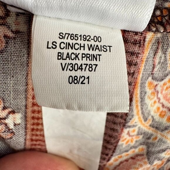 Old Navy Long Puff Sleeve Drawstring Waist Tiered Poet Long Midi Dress Size XL - Picture 10 of 11